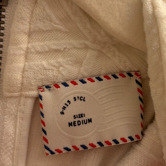 Postmark Anthropologie Ivory Mock Neck Sleeveless (size M) - Picture 3 of 6